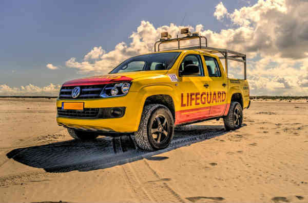 lifeguard's car