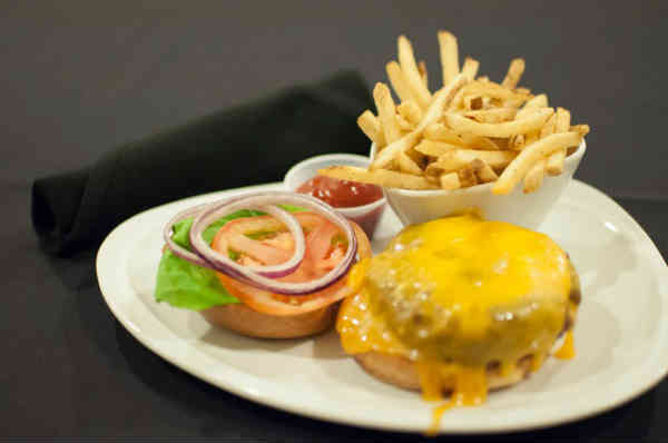 fries and burger