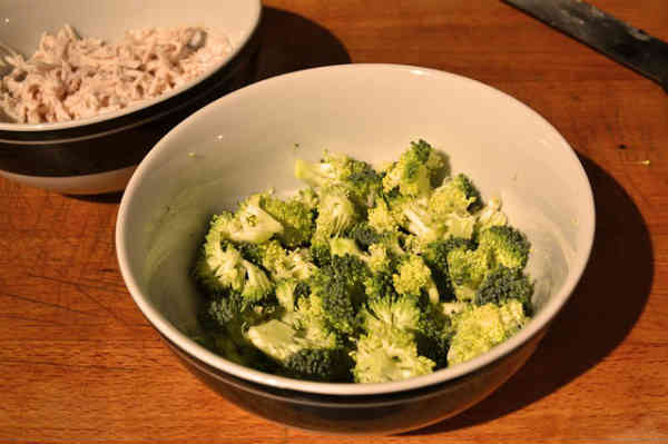 a plate of cooked broccoli