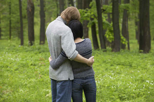 couple in loving embrace