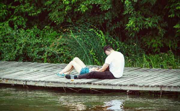 couple enjoying their day