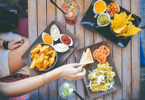 eating a meal alone