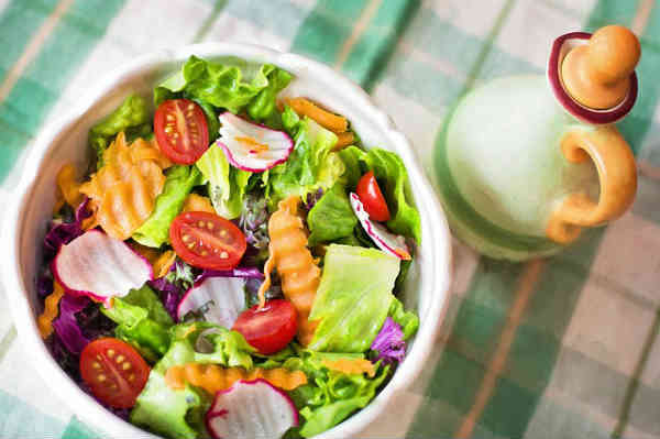 healthy salad meal