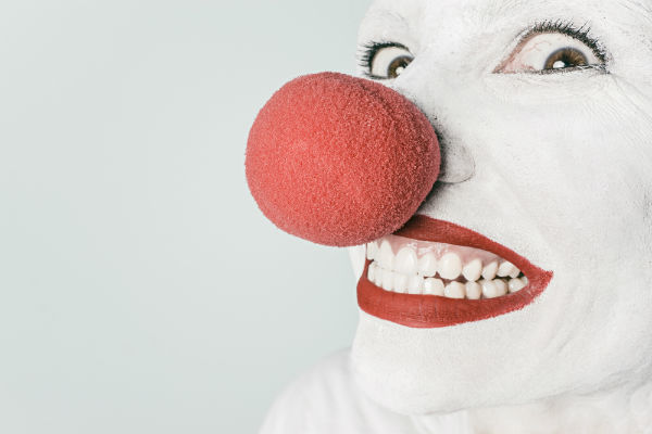 laughing clown