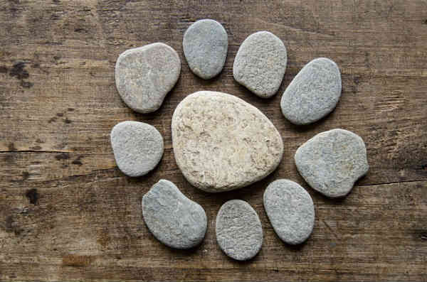 pebbles on the beach