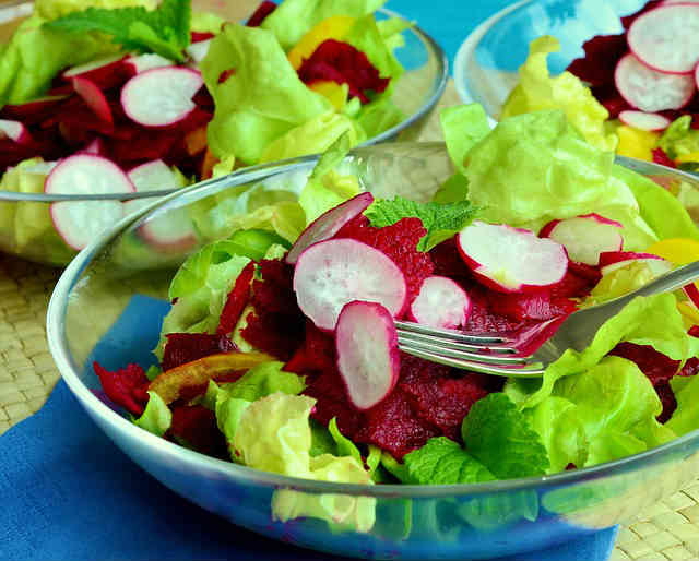 healthy salad meal