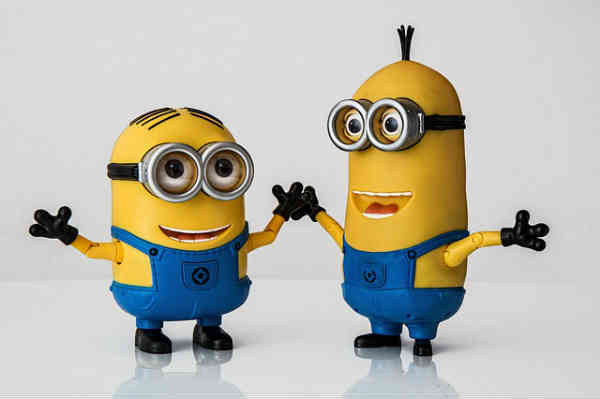 minions having fun feeling good